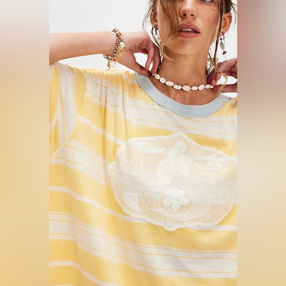 Free People We The Free Maui Tee, MED NWT - Picture 3 of 5